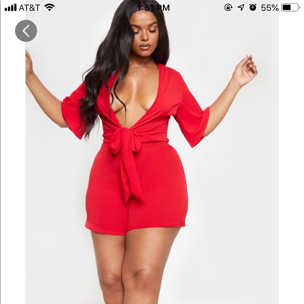 TIE WAIST ROMPER